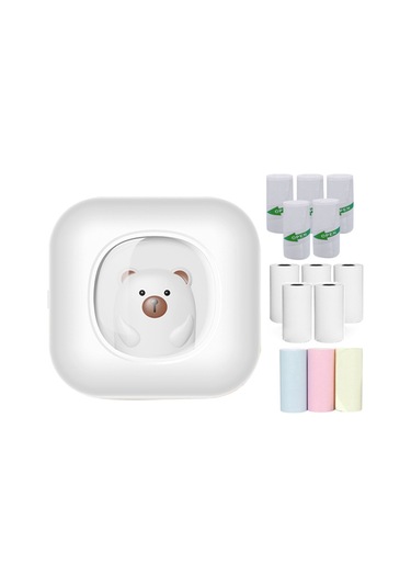 Jeehugo Öğrenci Hata Notu Yazıcı X7: Mini Termal Etiketleyici, Bluetooth Bağlantısı, 5 Termal + 5 Etiket + 3 Renkli Kağıt Seti