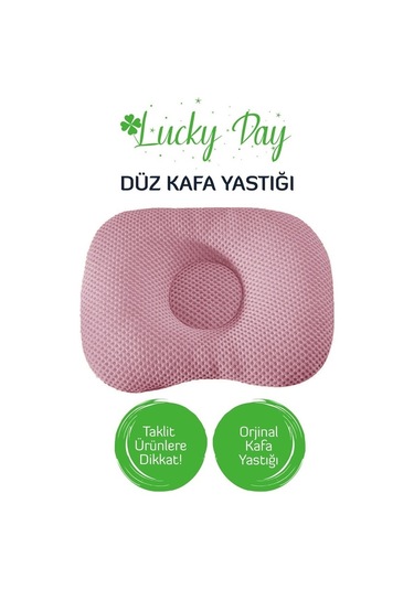 Bebek Düz Kafa Yastığı Pembe