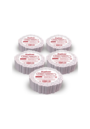 Kafem Dantel Kağıt 12,5 cm 500 Lü x 5 Paket