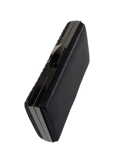 Cam Taşlı Siyah Abiye Çanta. Siyah Abiye Çanta. Kadın Taşlı Siyah Abiye Çanta. Gece Çantası. Siyah