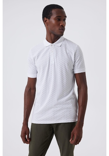 Lee Cooper Newmıxed Erkek Polo Yaka T-Shırt Beyaz-16387-Beyaz