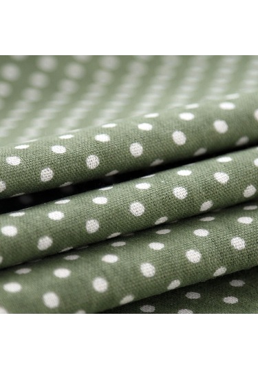 Bez Pamuk Yemek Masa Örtüsü Dekorasyon Bezi, Boyut: 90x90cm Mor Noktalar Mor