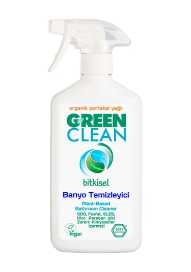 U Green Clean Organik Portakal Yağlı Bitkisel Banyo Temizleyici 500 ML
