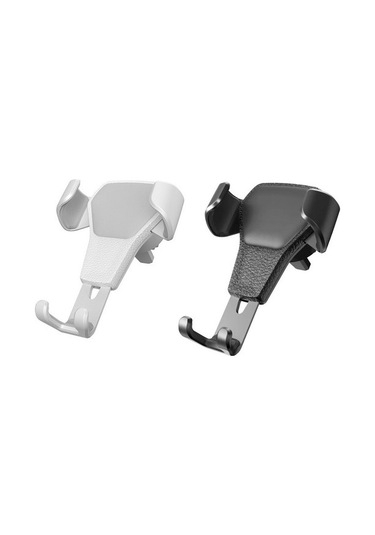 Muduan Araç Telefonu Standı Hava Firar Montaj Klipsi Evrensel Araç Telefonu Tutucu Taşınabilir Siyah Yok Havalandırma Ewk3rj