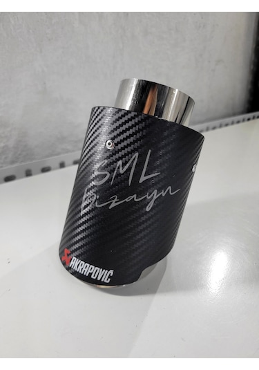 Akrapoviç 100 mm Tekli Egzoz Ucu Akrapoviç 100lük Egzos-Egsoz Ucu