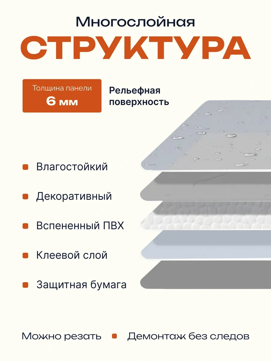 Pureflex Duvarlar İçin 3d Kendinden Yapışkanlı Paneller 30x30 Cm, 10 Adet 460006139