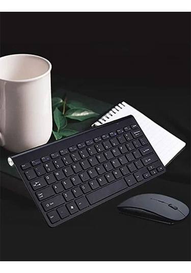 Kablosuz Mini Klavye Mouse Set 2.5g Wireless Kablosuz Klavye Mouse Set Optik