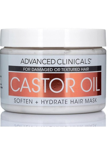 Advanced Clinicals Castor Oil Derin Bakım Saç Maskesi 340 G