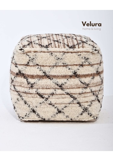 Azara Ivory - Puf Ekru