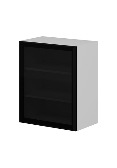 Minar Mutfak Modül Üst 1dk2r 60cm Dolap Byz Aliminyum Füme Cam