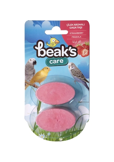 Beaks Çilek Aromalı Gaga Taşı - İkili