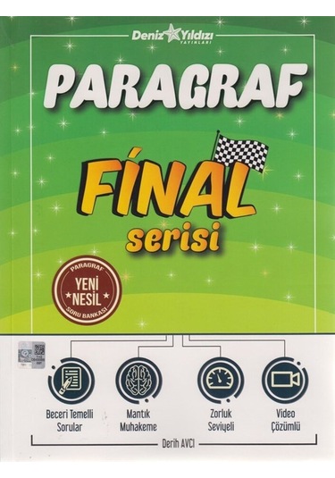 8. Sınıf Paragraf Final Serisi Deniz Yıldızı Yayınları