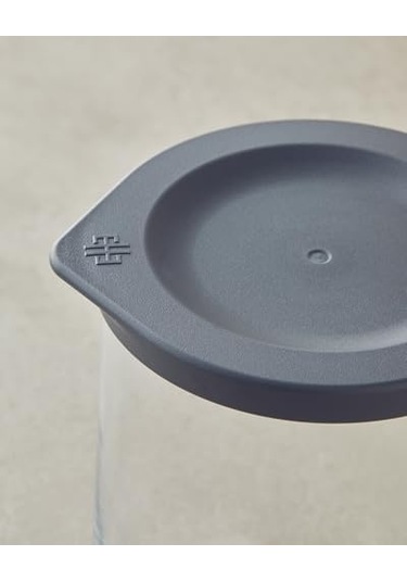 Home Fresh Safe Cam Kavanoz Gri Siyah