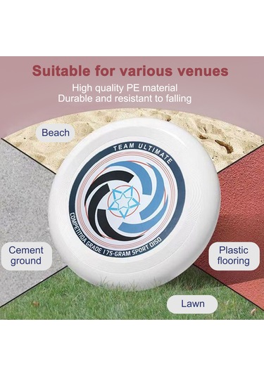 Konesam Yetişkinler İçin Sporcu Stili 175g Led Işıklı Hızlı Dönüşlü Spor Frisbee - 27.5cm Pe Malzeme Spor Aleti