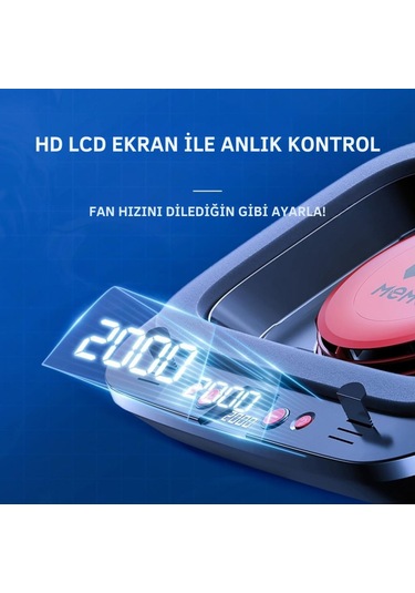 Coofbe Profesyonel Yükseklik Ayarlı 2400rpm Rgb Işıklı Laptop Soğutucu Turbo Soğutma Radyatörü 14-19.3inç