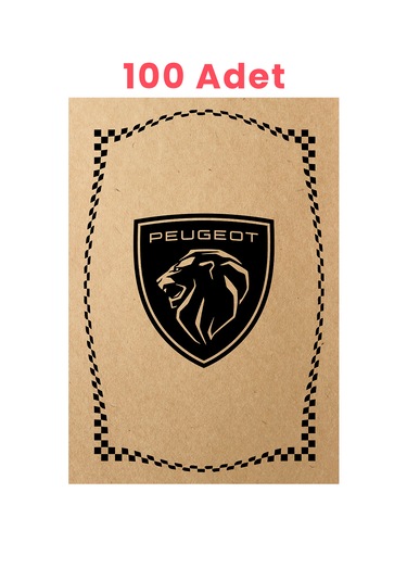 Kraft 120gr Peugeot Oto Paspas Kağıdı 100 Adet - 35x50cm - Kalın