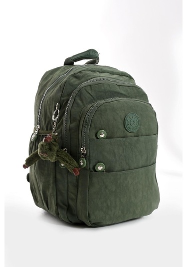 Ultra Hafif Çok Cepli Orta Boy Sırt Çantası Unisex Yeşil Model: 571-4c Yeşil