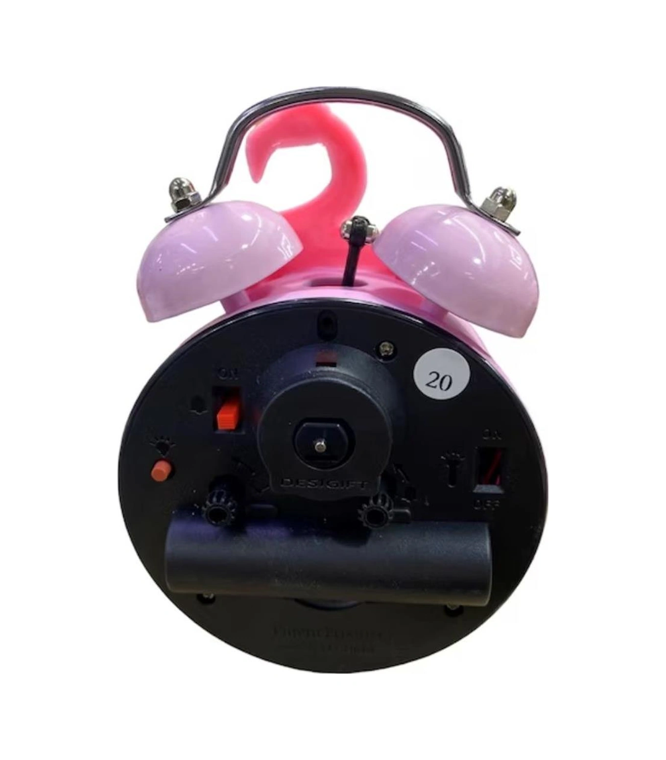 Unicorn Tasarımlı Pembe Alarmlı Masa Çalar Saati Çocuk Odası Ve Hediyelik Saat