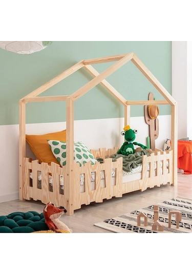 Markaawm Markaawm Montessori Yatak Çocuk Karyola Bebek Beşik Triangle