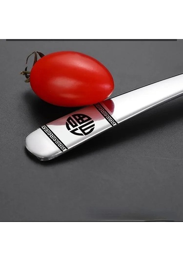 Pazly Paslanmaz Çelik 3'lü Yemek Kaşığı Seti - Gümüş Rengi, Dayanıklı Ve Şık Masa Ürünü Gümüş