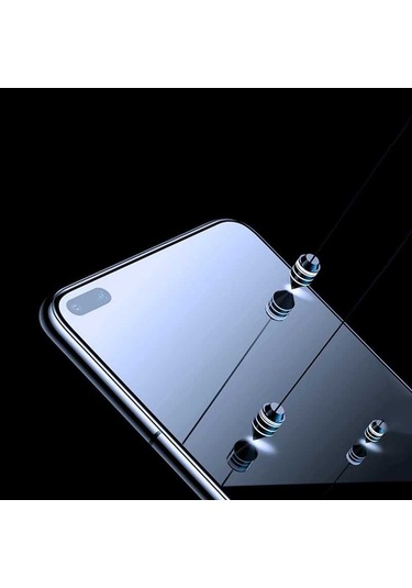 Ekılıf - Oppo Reno 4 Lite Uyumlu - Ekran Koruyucu Davin Seramik Koruma - Şeffaf