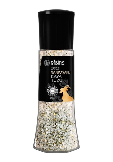Efsina Sofrada Öğütme Sarımsaklı Kaya Tuzu 270 G
