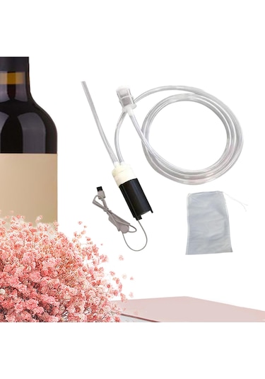 Homyl Taşınabilir Şarap Emiş Cihazı 2m-silikon-tüp