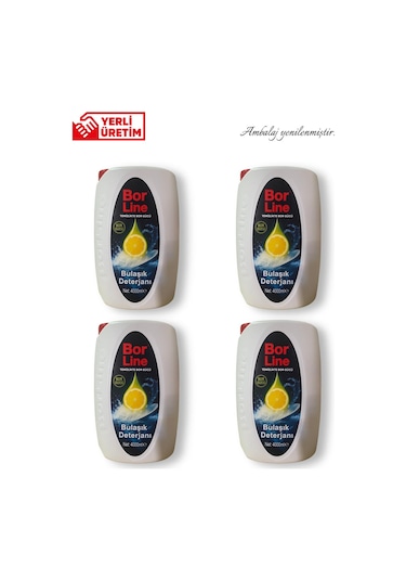 Sıvı Bulaşık Deterjanı 4000 Ml Limon 4 Adet