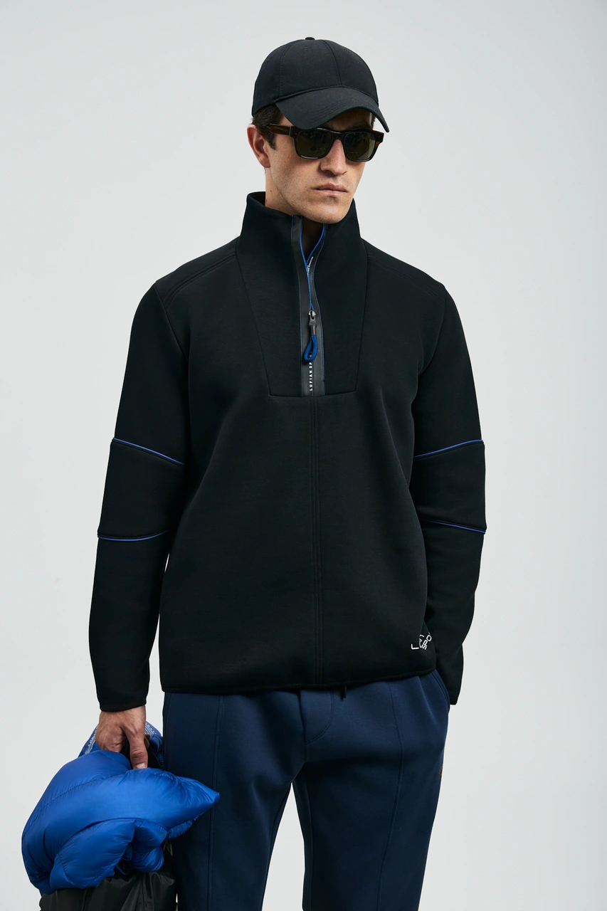 Lufian Art Erkek Sweatshirt Siyah Siyah 112030191100100 Siyah