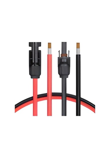 Mc4 Soketli 5M + 5M 10 Metre 6mm Hazır Güneş Paneli Kablosu