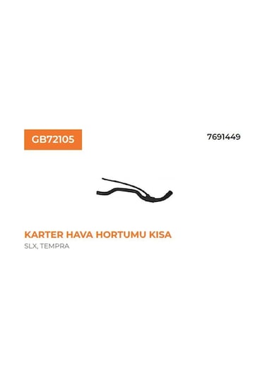 Karter Hava Hortumu Kısa Fıat Tpx-slx 7691449