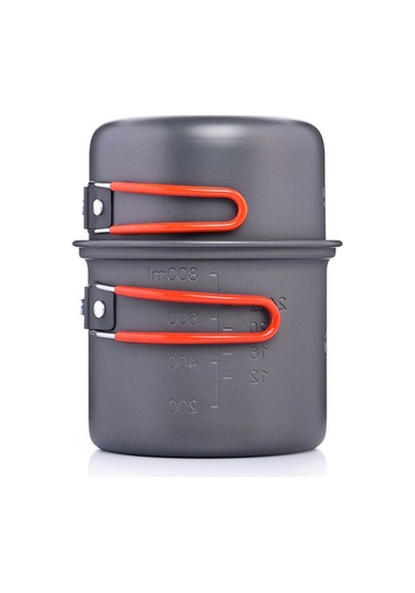 Wıdesea Wsc-101 2 Adet/Takım Kamp Pişirme Gereçler Yürüyüş Piknik Kase Pot Tava Seti Seyahat Kaynağı Fda Sertifikası Yok Bpa Içermez