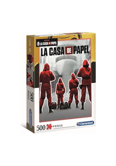 Clementoni - 500 Parça La Casa De Papel Yetişkin Puzzle - 1