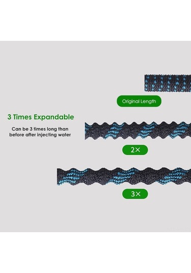 Pazly Genişletilebilir Bahçe Hortumu, Pratik Esnek Su Hortumu - Zemin Yıkama, Bahçe Sulama, Hayvan Temizliği, Memeli Bağlantı
