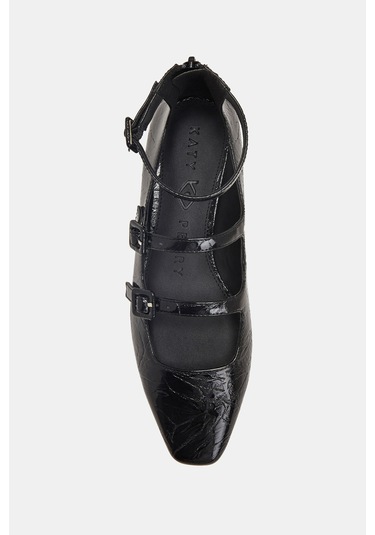 Katy Perry The Confidant Mary Jane Kadın Siyah Toka Fermuar Detaylı Babet Siyah