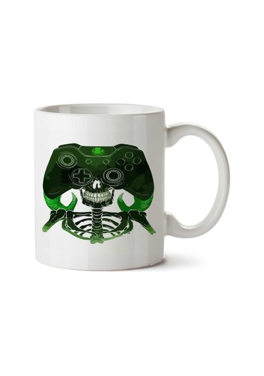 Alien Xbox İki Tarafı Baskılı Kupa Bardak Çok Renkli