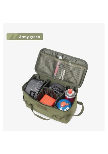 Açık Kamp Gaz Tankı Saklama Çantası Büyük Kapasiteli Zemin Çivi Çok Renkli