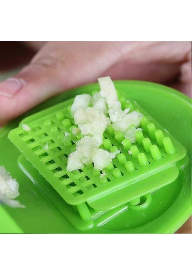 Çok Fonksiyonlu Sarımsak Presi Salıncaklı, Sarımsak Soyma Tüplü S Çok Renkli