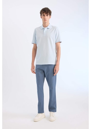 DeFacto %100 Pamuk Regular Fit Polo Yaka Kısa Kollu Basic Düz Pike Kumaş Tişört C1293AX25SPBE343 DeFacto %100 Pamuk Regular Fit Polo Yaka Kısa Kollu Basic Düz Pike Kumaş Tişört C1293AX25SPBE343