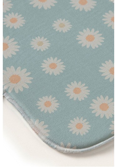 Bulaşık Kurutma Örtüsü, Bulaşıklık, Tezgah Üstü Bulaşık Matı, Süper Emici Mutfak Matı, Papatya Desen Çok Renkli