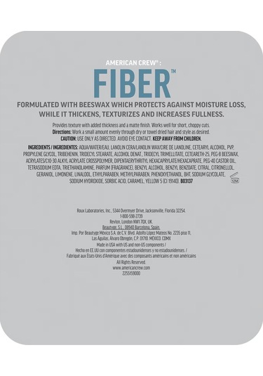 American Crew Men Fiber Güçlü Tutuşlu Mat Saç Şekillendirici Set 85gr + 50gr