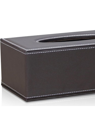 Suntek Ev Kahve Için Pu Suni Deri Mendil Kapak Peçete Kağıt