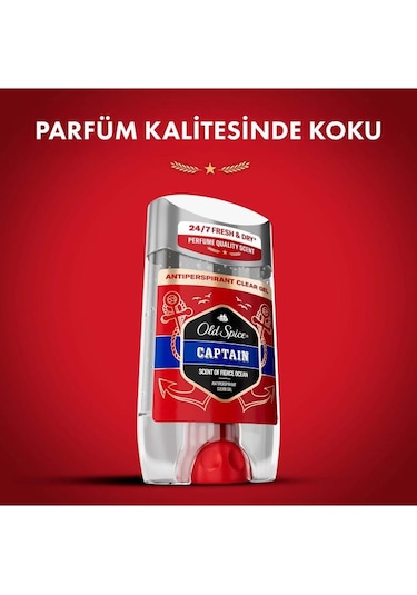 Old Spice Captain Terlemeyi Önleyici Şeffaf Jel 70 Ml