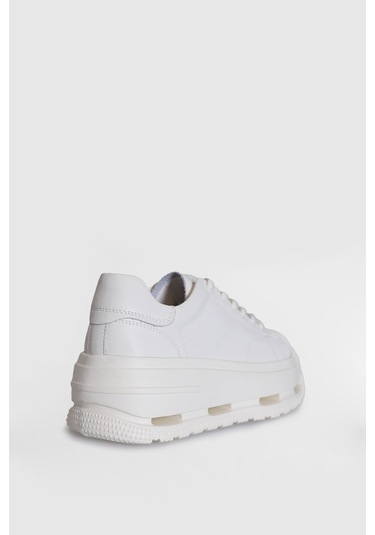 Lufian Agatha Kadın Sneaker Ayakkabı Beyaz Beyaz 121230007100500 Beyaz