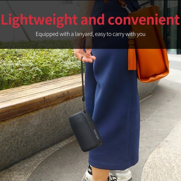 Fortunelane S32 Mavi Bluetooth Hoparlör: Tws Eşleştirme, Gürültü Engelleme, Su Geçirmez, 5w Stereo Bass, Dış Mekan Uygun