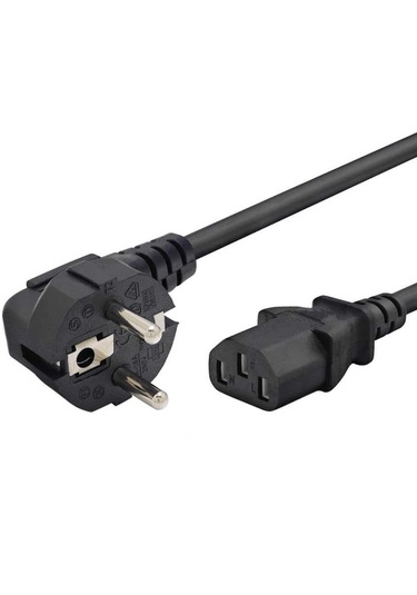 1.5 Metre C13 Power Kablo Bilgisayar Pc Kasa Monitör Güç Kablosu 150cm