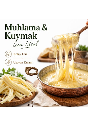 Blacksea Organics Muhlamalık Kuymaklık Uzayan Tel Peynir 1 Kg