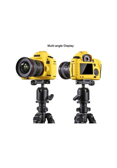 Sones Canon Eos 5d Mark Iıı / 5d3 İçin Puluz Yumuşak Silikon Koruyucu Kılıf Sarı