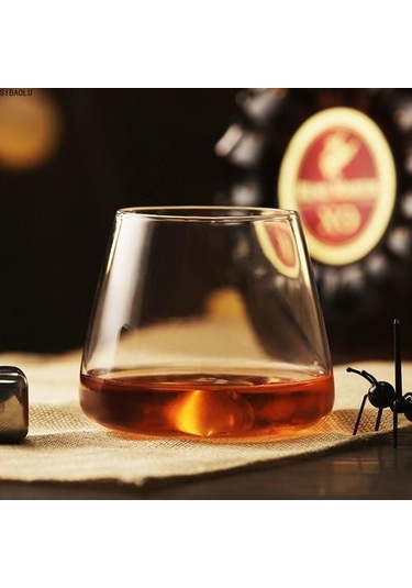 1 Adet Tasarımcı Whiseddy Girdap Viski Kaya Cam Verre Viski Tumbler Xo Chivas Konyak Brendi Snifter Kırmızı Şarap İçme Gözlük Kupası Eski Moda Cam Açık Gri