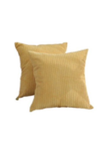 2 Adet 18x18 İnç Sarı Kadife Yumuşak Döşeme Kare Yastık Kılıfı Yastık Kılıfı Çok Renkli